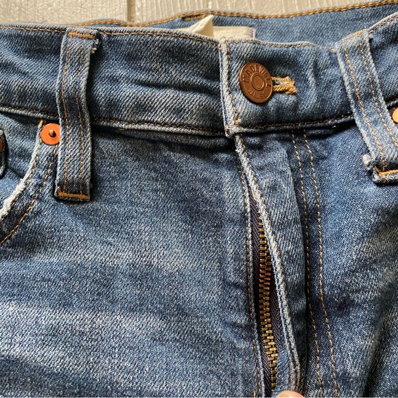Madewell Tomboy Straight Jeans in Callan Wash Ankle Mid Rise Stretch - Picture 6 of 16